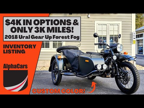 2018 Ural Gear Up Forest Fog Custom: Explore This Rare Find with Only 3k Miles and One Owner