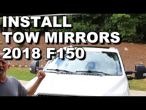 2015-2020 Ford F150 Install Tow Mirrors