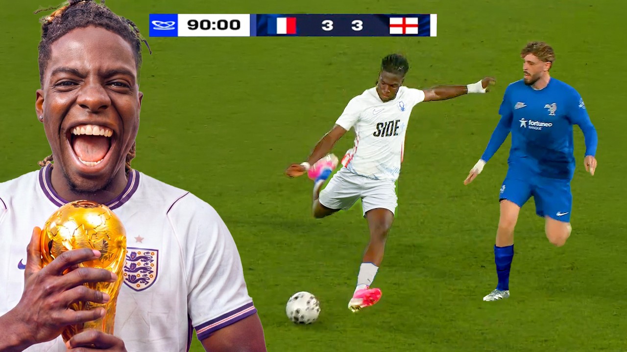 I Played In a World Cup Football Match For The SIDEMEN & Scored