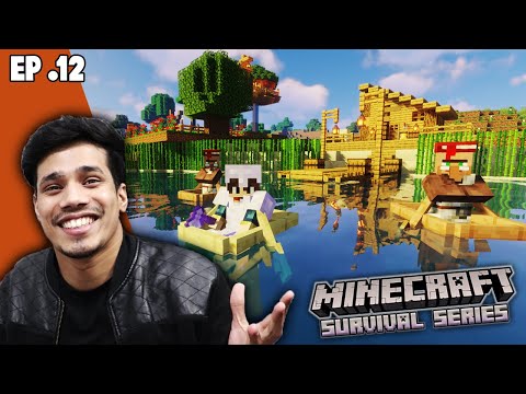 Best Way To Transport Villagers 😍  | Minecraft Survival Series Episode 12