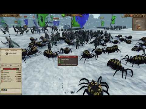 Total War Warhammer Multiplayer Battles - All Goblin Army (Wood Elves vs Skarsnik)