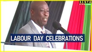Gachagua Short Speech today in front of Ruto & Atwoli at Labour Day Celebrations in Uhuru Gardens