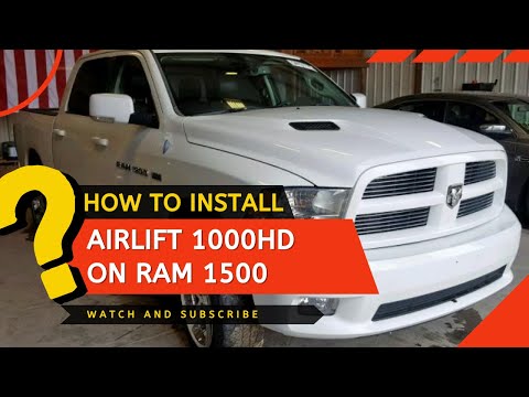 How To Install Airlift 1000 HD | Dodge Airlift Installation