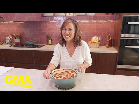 Chrissy Teigen’s mom shares her signature scalloped potatoes family recipe l GMA Digital