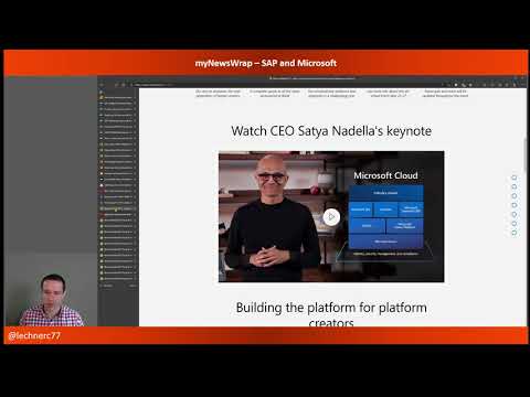 myNewsWrap – SAP and Microsoft (Episode 37) incl. Microsoft Build 2021