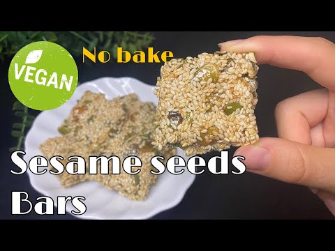 Sesame & Pumpkin Seed Bars | Easy No-Bake Treat , Brittle Kozinaki Recipe