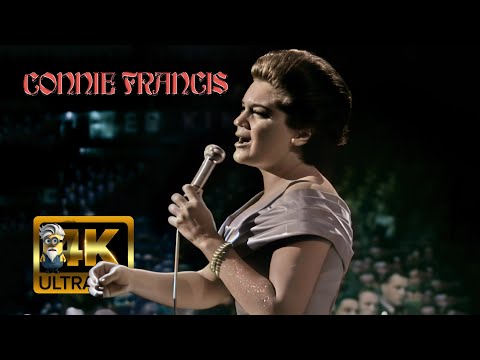 Connie Francis - Where The Boys Are (1961) AI 4K Colorized Enhanced Stabilized