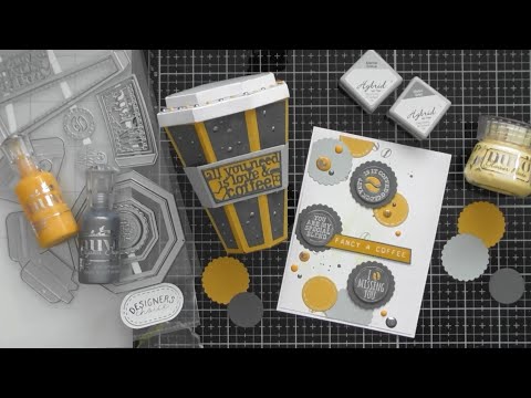 Coffee Themed Card and Matching Gift Box with Designer's Choice #11 :D