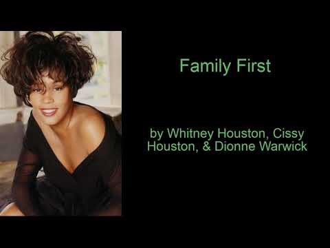 Family First by Whitney Houston, Cissy Houston, & Dionne Warwick (Lyric Video)