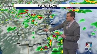 Meteorologist Chris Holtzman has your Tuesday evening forecast