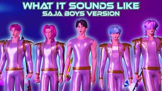 Download lagu What It Sounds Like (Saja Boys Version) | KPop Demon Hunters Animation |【Male Cover Milkyy & Fortic】 mp3