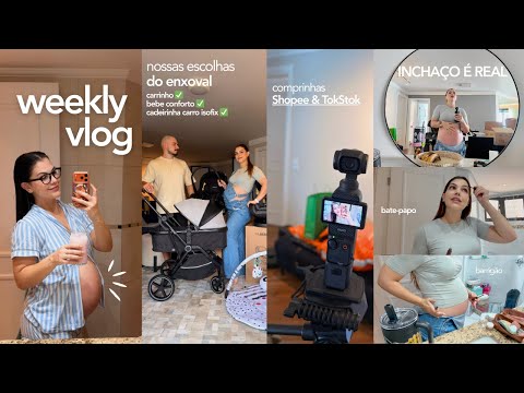 WEEKLY VLOG | TEREMOS AJUDA? ME PERMITINDO, COMPRINHAS SHOPEE, RETA FINAL, INCHAÇO, CARRO NOVO