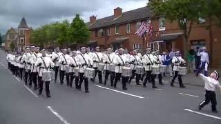East Belfast Protestant Boys FB @ South Belfast Young Conquerors FB Parade 2016
