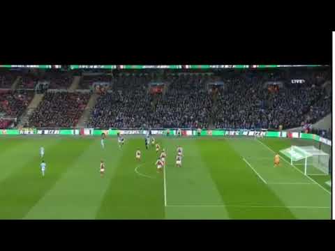 Gol de David Silva vs Arsenal