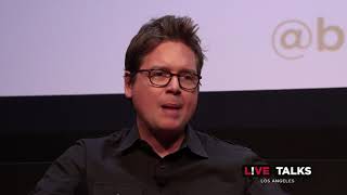 Biz Stone, co-founder of Twitter, in conversation with Larry Vincent at Live Talks Los Angeles
