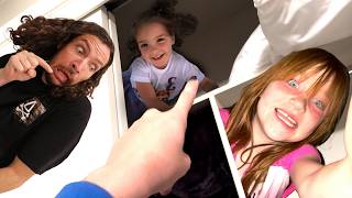 HiDE n SEEK like SARDiNES!!  Finding Friends Game, Sliding Water Slides, and Playing at a New Park