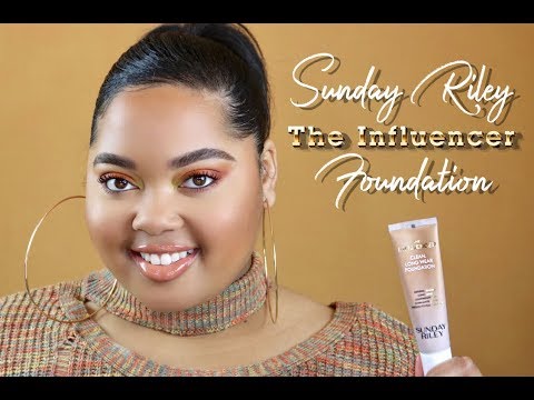 Sunday Riley The Influencer Clean Long Wear Foundation Review + Wear Test Video