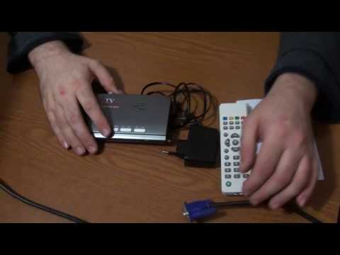 ТВ-Тюнер Приемник DVB T/T2 TV Box VGA А. В. CVBS HDMI цифровой HD ресивер для LCD/CRT мониторы