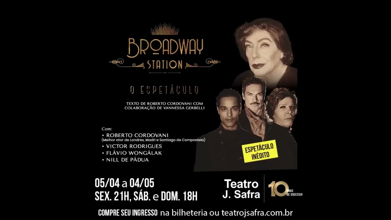 Audiodescrição Vídeo de Divulgação do Espetáculo Teatral Broadway Station