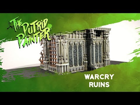 How to paint some ruins scenery from Warcry