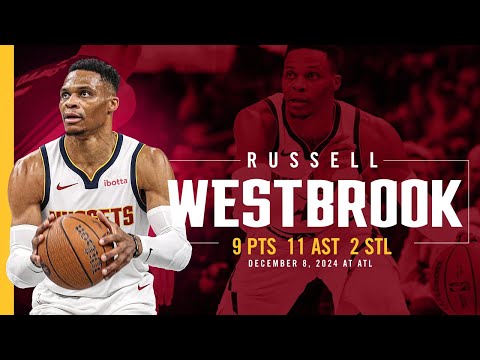 Russell Westbrook Full Game Highlights vs. Hawks 📺 | 12/8/24