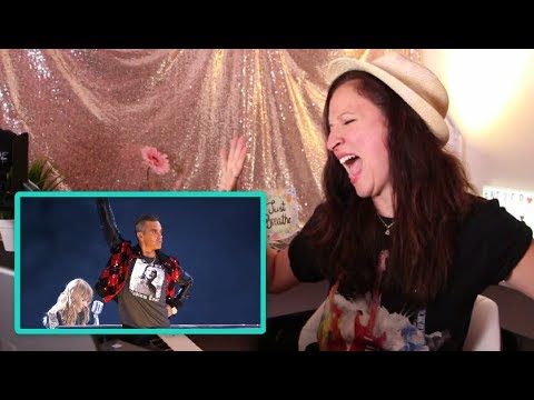 Vocal Coach REACTS to TAYLOR SWIFT and ROBBIE WILLIAMS-ANGELS