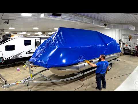 Our Marine Tech is a Shrink-Wrap Pro!