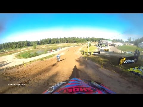 2013 MXGP Latvia 125cc GoPro: Tomass Sileika - vurbmoto