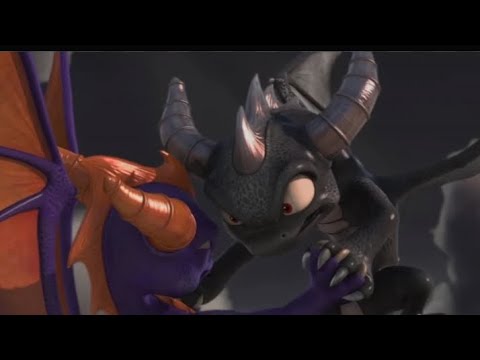 Spyro vs Dark Spyro AMV Black and blue Slowed