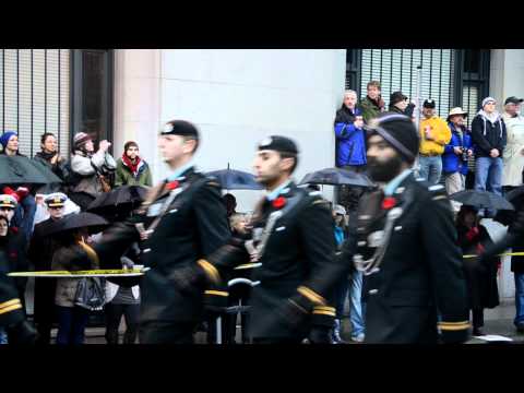 5 Dia da Memória, 11 de novembro de 2011, na Victory Square, em Vancouver Downtown Eastside (DTES)