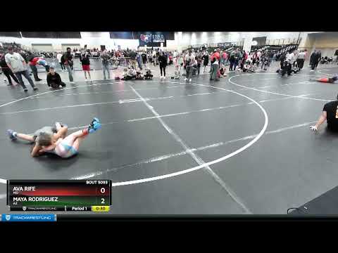 79-85 Lbs 3rd Place Match - Maya Rodriguez, AZ Vs Ava Rife, MO De5c