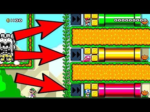 Super Mario Maker 2 Versus Multiplayer Road to Pink S+ #57