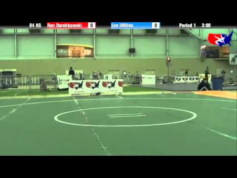 Ron Dombkowski vs. Lee Wildes at 2013 ASICS University Nationals - GR