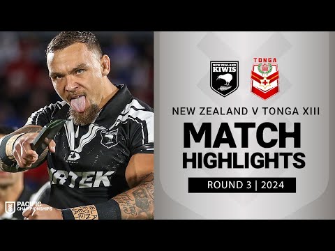 NRL Highlights | Pacific Championships 2024 | Kiwis v Tonga XIII | Match Highlights