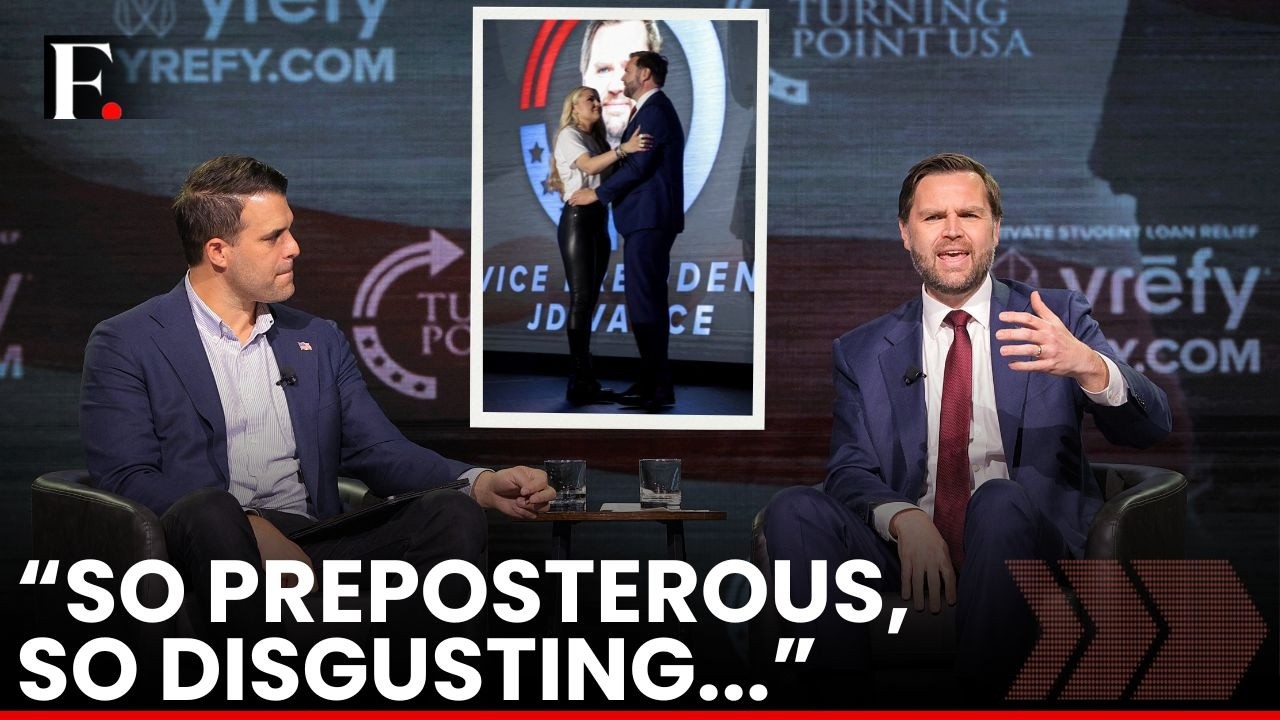 'Full of S**t,' JD Vance Defends Erika Kirk As She Misses Turning Point Georgia Event Due to Threats