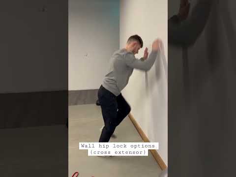 Wall hip lock options. Standing, dip, hinge