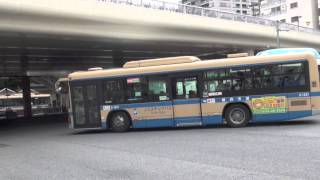 preview picture of video '【横浜市交通局】9-1647いすゞPKG-LV234L2＠鶴見駅西口('12/10)'