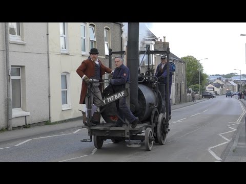 RICHARD TREVITHICK'S PUFFING DEVIL ON TREVITHICK DAY 2017