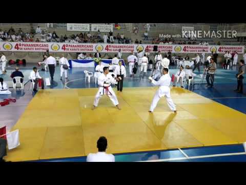 Panamericano Karate JKS - Final Match - Igor Leite (BRA) shiro x Ramon ( ARG) aka