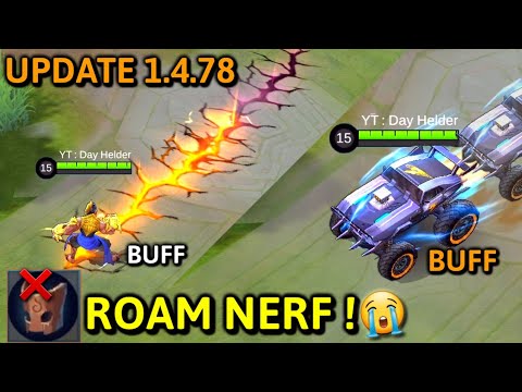ITEM ROAM NERF ! JOHNSON BUFF, GROCK BUFF, RUBY BUFF, META TANK KEMBALI