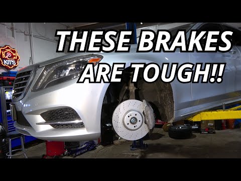 MERCEDES BENZ S550 : Front Brake Pads & Brake Rotor Replacement