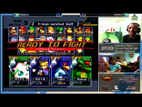 JSB19 - Melee Doubles: Shinbubs(Blue) vs Madden(Green) LR1