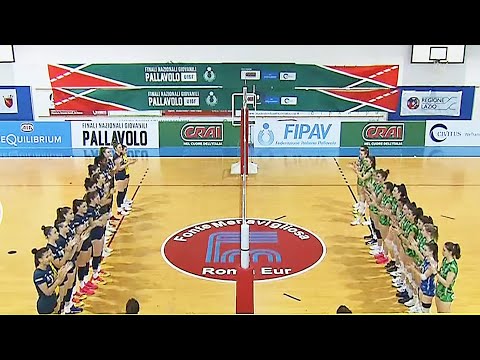 FINALE nazionale pallavolo U16F - VOLLEY ACADEMY PIACENZA  vs  VALENTINO RICCI IMOCO VOLLEY S. DONA'