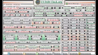 Live stream van de Amerikaanse schuldenklok