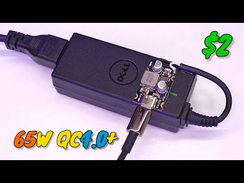 DIY 65W PD charger for only $2 no need to buy expensive chargers to charge your phone faster