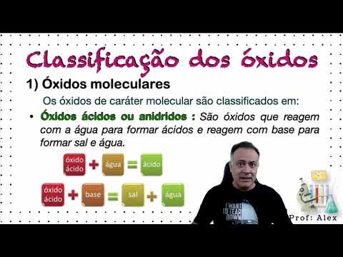 Aula On-Line 11 I Óxidos I Classificação I Parte 01