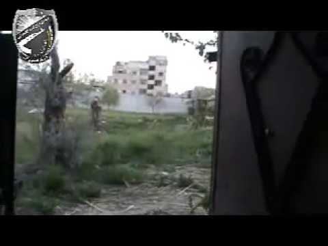 قام لواء زيد بن ثابت الأنصاري العامل جنوب دمشق بصنع بندقية آلية تعمل عن بعد