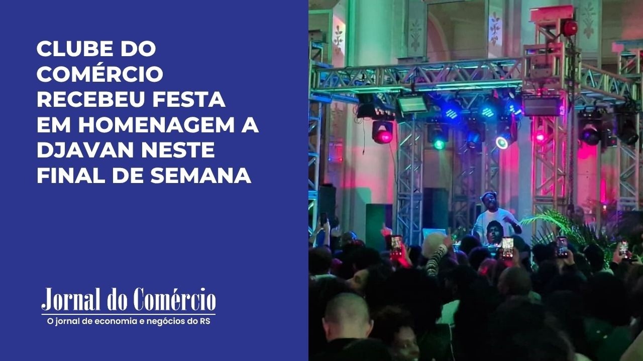 Clube do Comércio recebeu festa em homenagem a Djavan em Porto Alegre