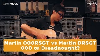 Video thumbnail for Martin 000RSGT and DRSGT Comparison by City Music