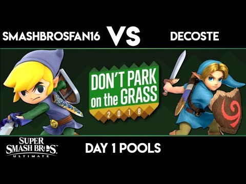 Don't Park on the Grass 2018 - SmashBrosFan16 vs Decoste in the Shell - Ultimate Pools